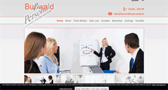 Desktop Screenshot of busswald-personal.at